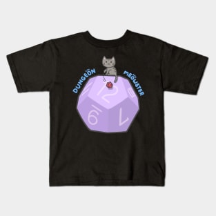 Dungeon Meowster Abstract Kids T-Shirt